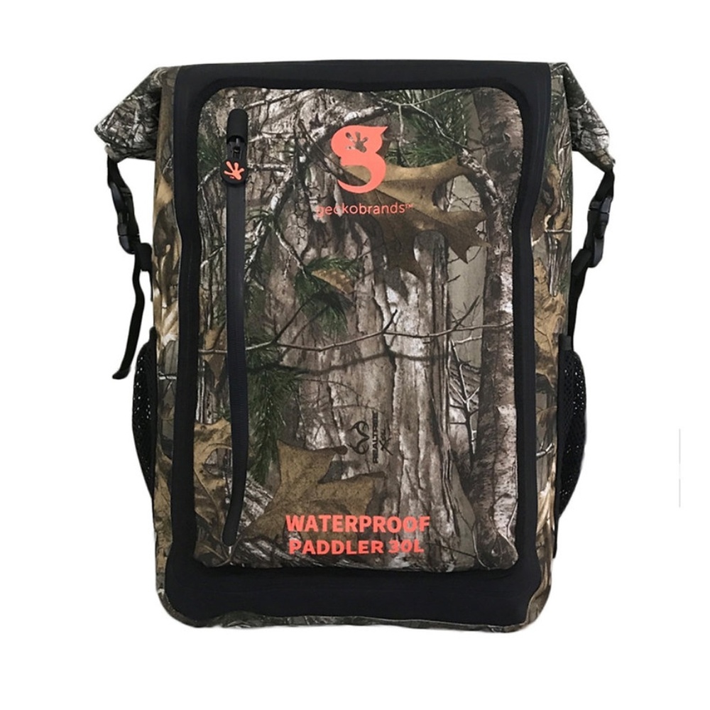 Gecko Paddler 30L Waterproof Backpack - Realtree Edge Camo - Watersports